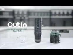OutIn Nano draagbare espressomachine pearl white
