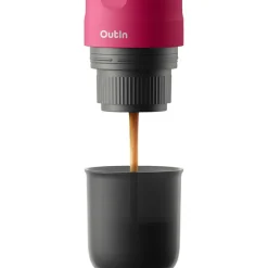 OutIn Nano draagbare espressomachine fuchsia pink