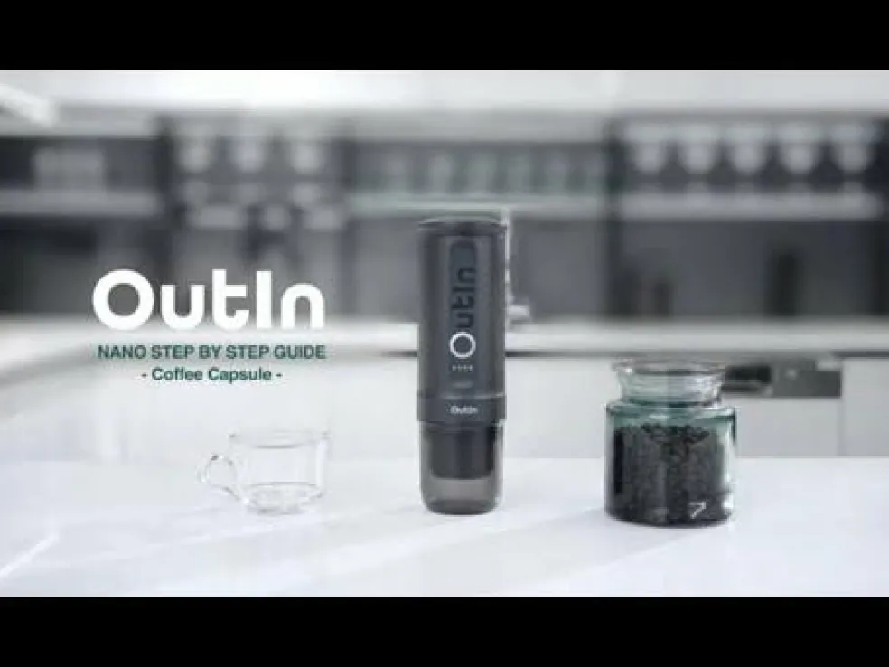 OutIn Nano draagbare espressomachine forest green