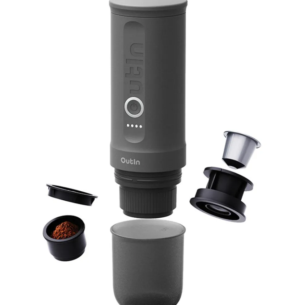 OutIn Nano draagbare espressomachine space grey