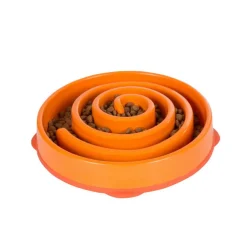 Outward Hound Fun Feeder Slo Bowl voerbak oranje