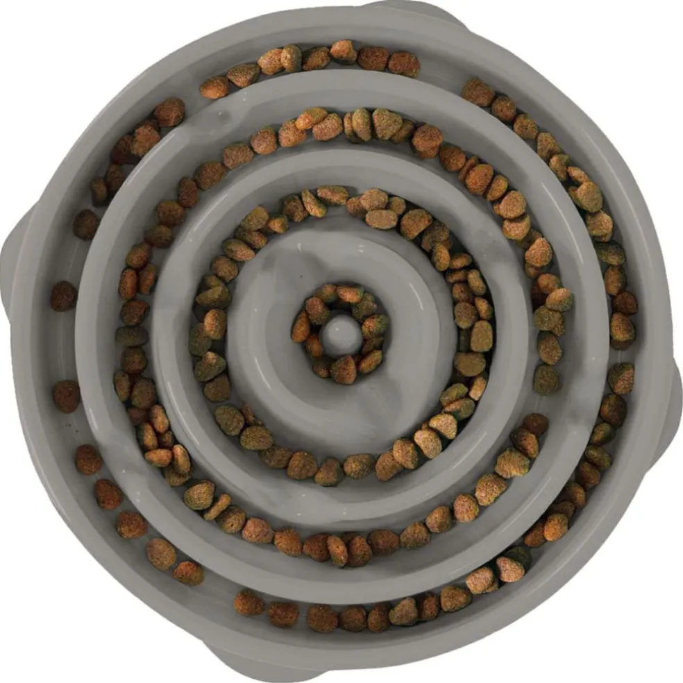 Outward Hound Fun Feeder Drop Large voerbak grey