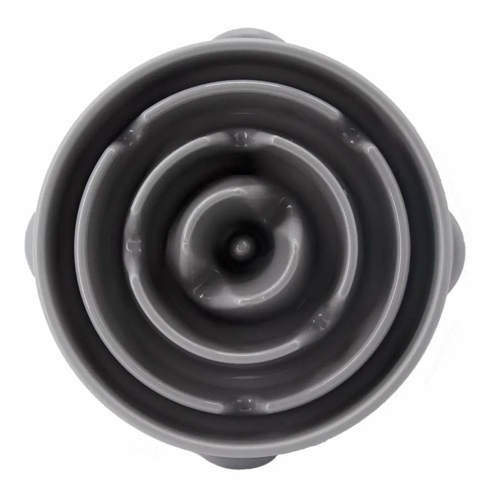 Outward Hound Fun Feeder Drop Large voerbak grey