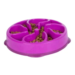 Outward Hound Fun Feeder Slo Bowl Mini voerbak paars