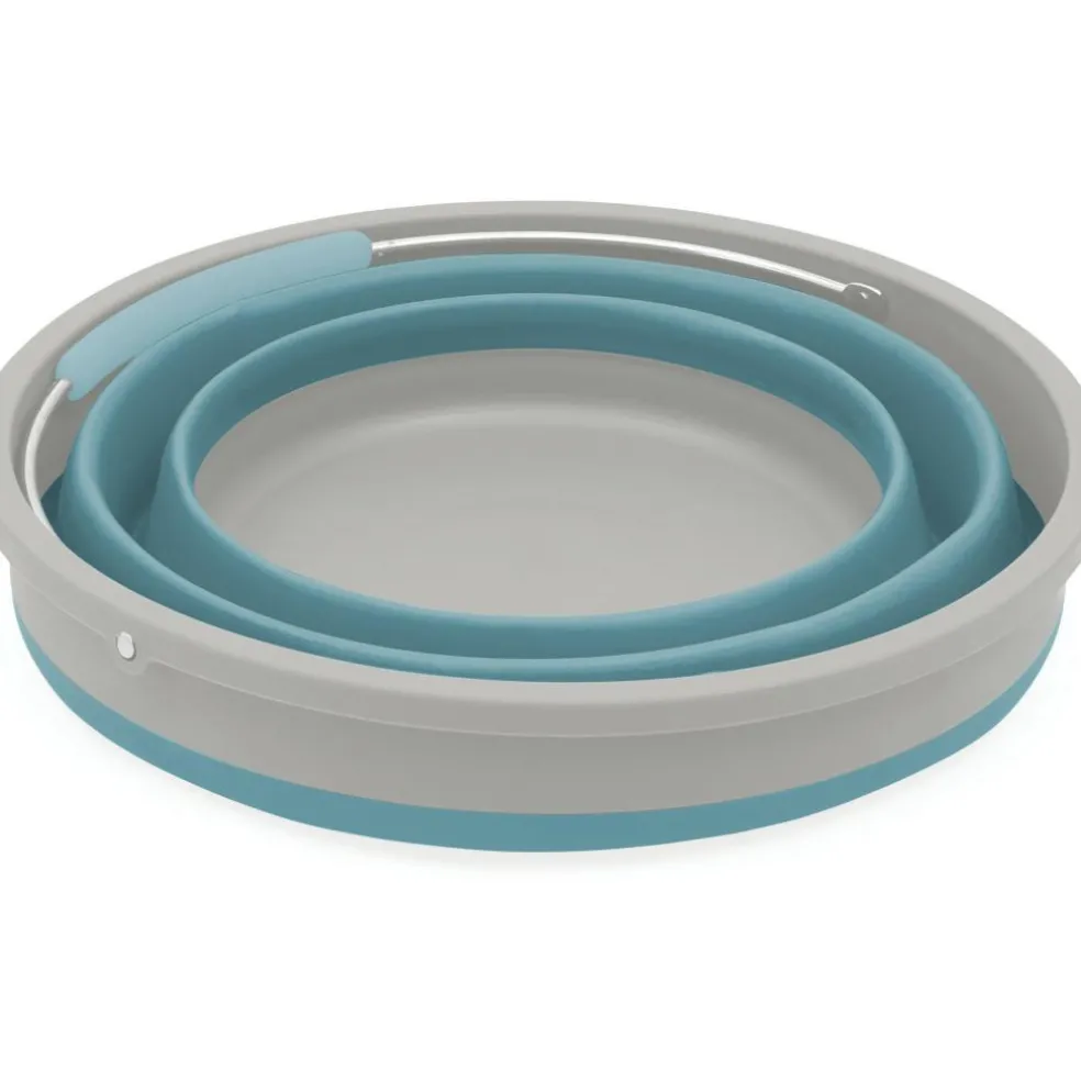 Outwell Collaps opvouwbare emmer met deksel 11 liter classic blue