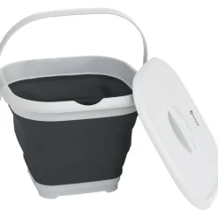 Outwell Collaps opvouwbare emmer vierkant met deksel 9 liter navy night
