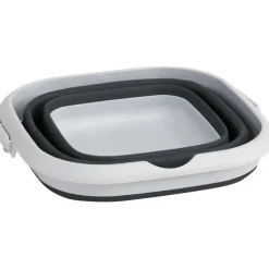 Outwell Collaps opvouwbare emmer vierkant met deksel 9 liter navy night