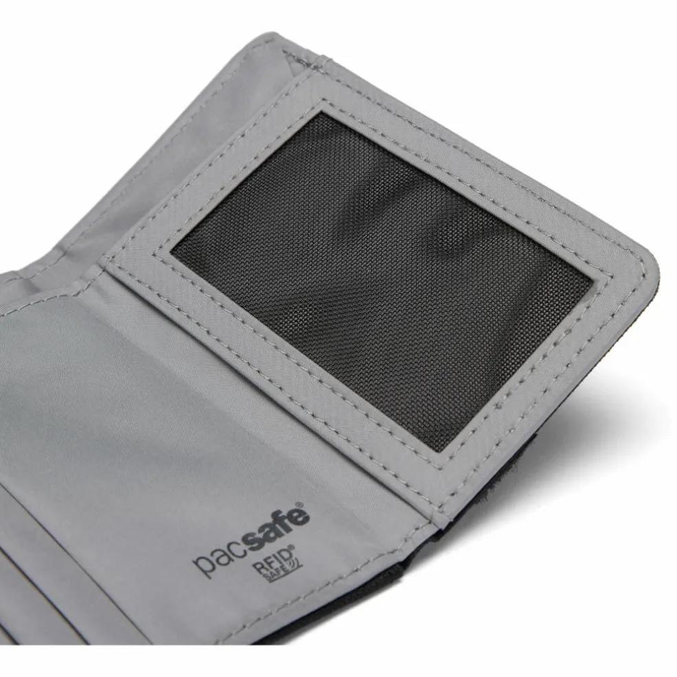 PacSafe RFIDsafe Trifold portemonnee jet black