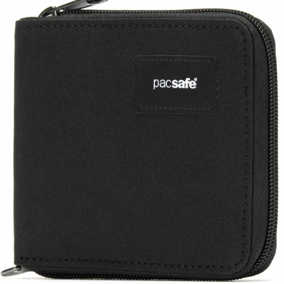 PacSafe RFIDsafe Zip Around portemonnee jet black
