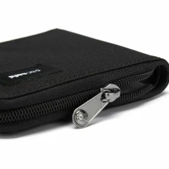 PacSafe RFIDsafe Zip Around portemonnee jet black