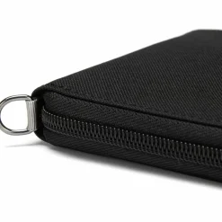 PacSafe RFIDsafe Zip Around portemonnee jet black
