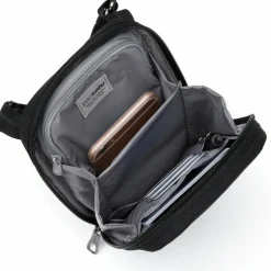 PacSafe Tech schoudertas jet black