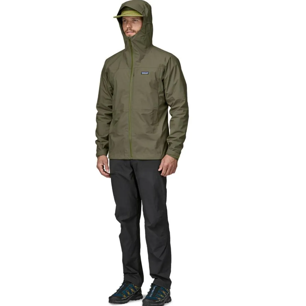 Patagonia Boulder Fork Rain outdoor jack heren basin green