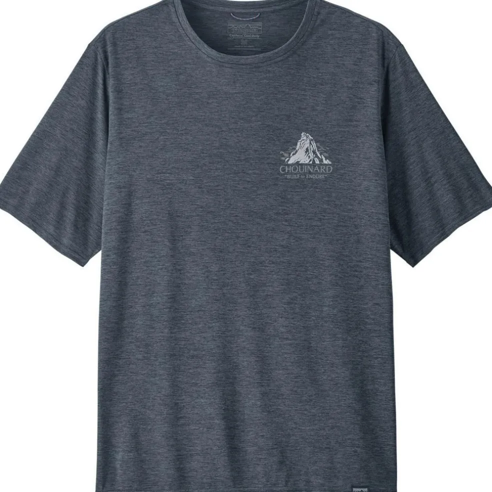 Patagonia Capilene Cool Daily Graphic shirt heren chounaird crest smolders blue x-dye