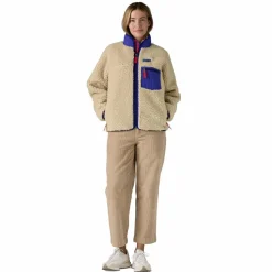 Patagonia Classic Retro-X fleece vest dames dark natural