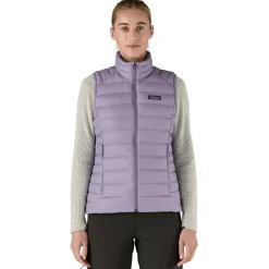 Patagonia Down Sweater bodywarmer dames concrete purple