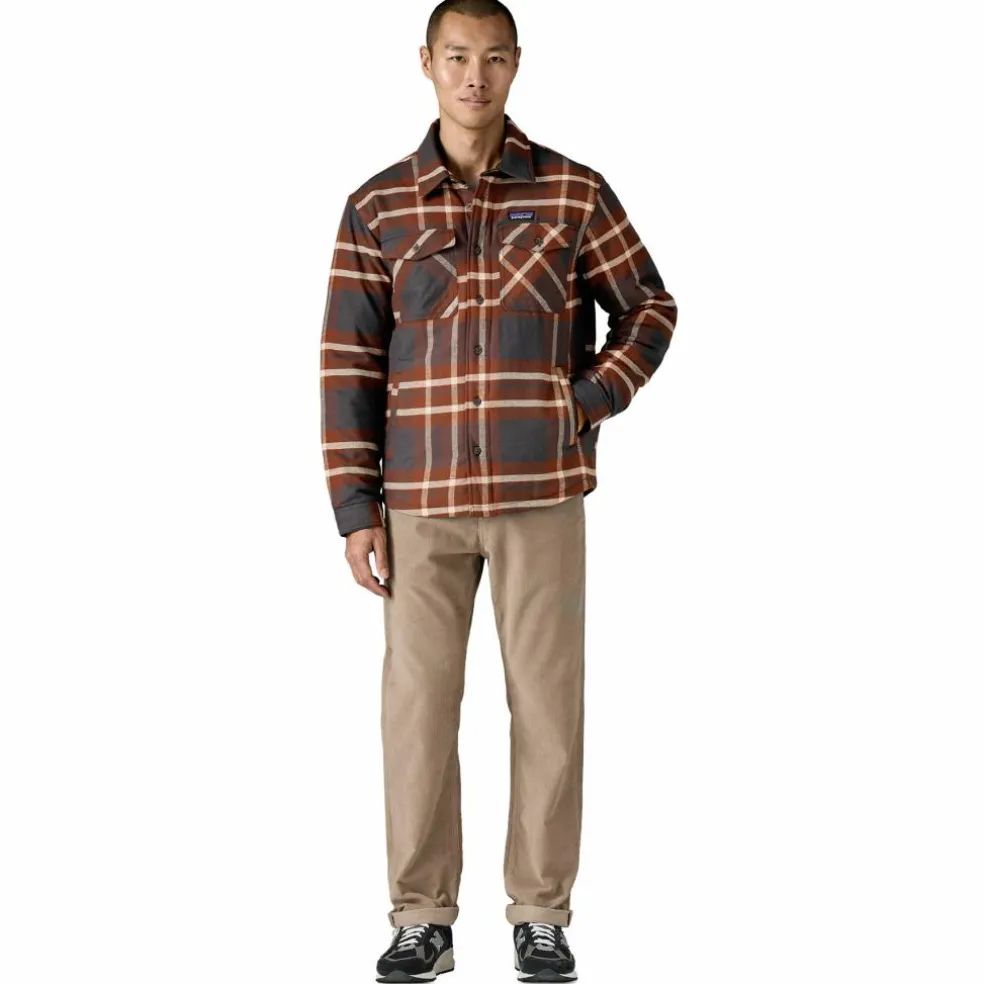 Patagonia Lightweight Insulated Fjord overhemd heren ashore ink black