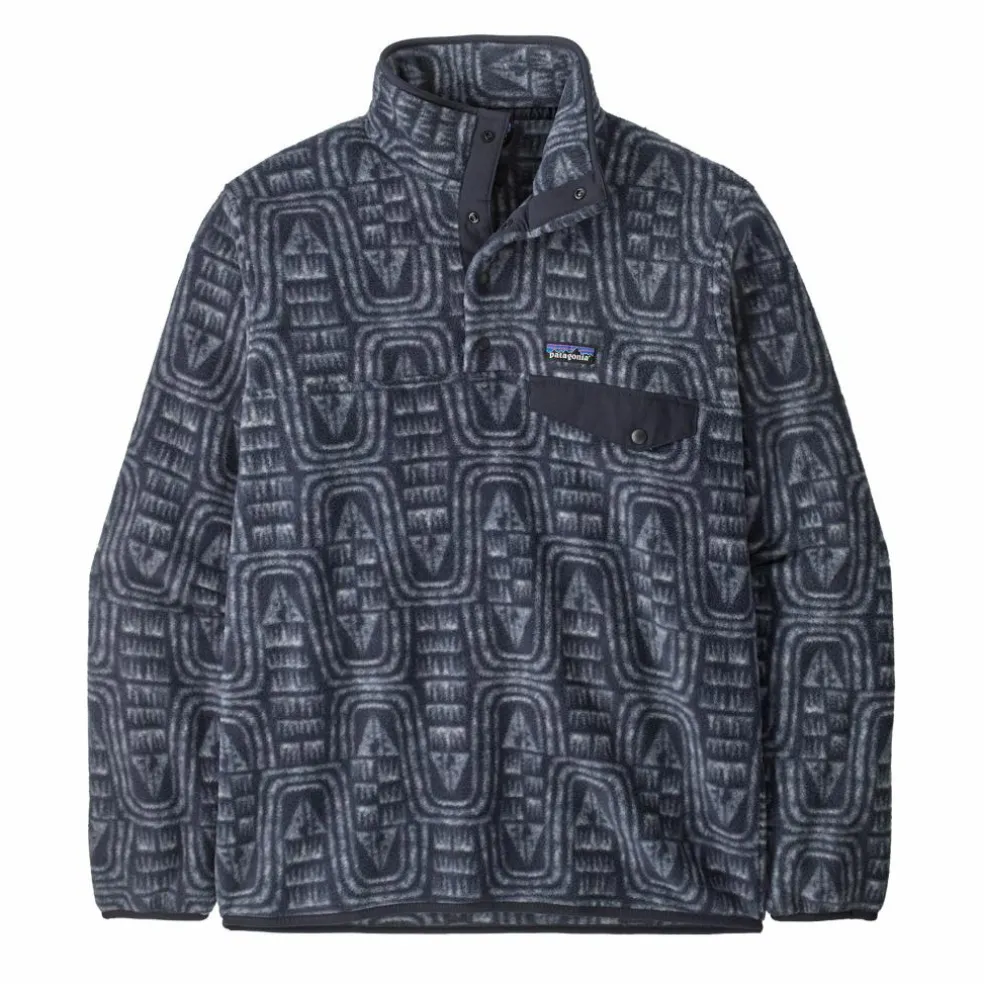 Patagonia Lightweight Synchilla Snap-T sweater heren flow sunken blue