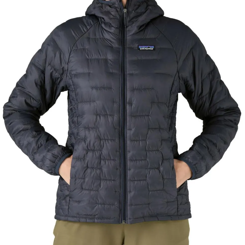 Patagonia Micro Puff Hoody outdoor jack dames smolder blue
