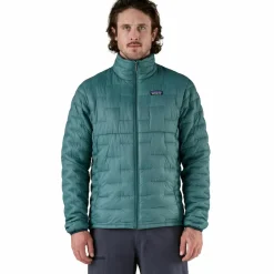 Patagonia Micro Puff outdoor jack heren wetland blue