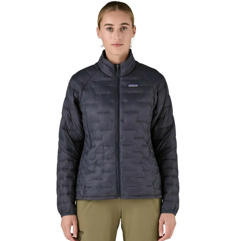 Patagonia Micro Puff outdoor jack dames smolder blue
