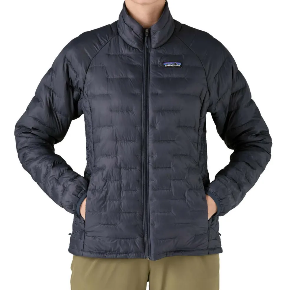 Patagonia Micro Puff outdoor jack dames smolder blue