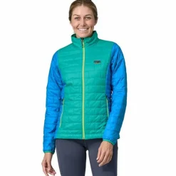 Patagonia Nano Puff outdoor jack dames subtidal blue