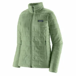 Patagonia Nano Puff outdoor jack dames ellwood green