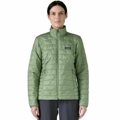 Patagonia Nano Puff outdoor jack dames ellwood green
