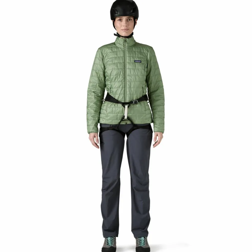 Patagonia Nano Puff outdoor jack dames ellwood green