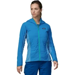 Patagonia Nano-Air Light Hybrid Hoody outdoor vest dames  vessel blue