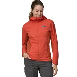 Patagonia Nano-Air Light Hybrid Hoody outdoor vest dames  pimento red