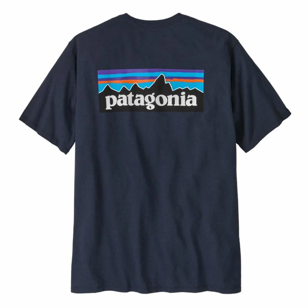 Patagonia P-6 Logo Responsibili-Tee shirt heren new navy