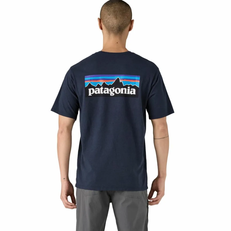Patagonia P-6 Logo Responsibili-Tee shirt heren new navy