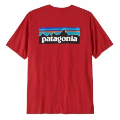 Patagonia P-6 Logo Responsibili-Tee shirt heren amanita red