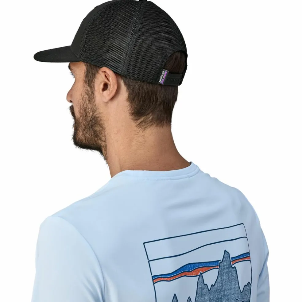 Patagonia P-6 Logo Trucker pet black