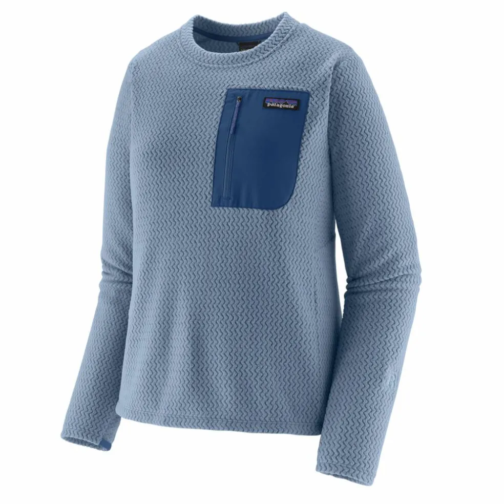 Patagonia R1 Air Fleece Crew Neck sweater dames barnacle blue
