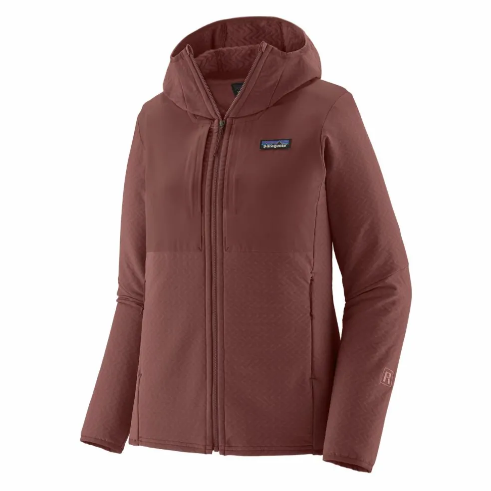Patagonia R2 CrossStrata Hoody outdoor jack dames dark ruby