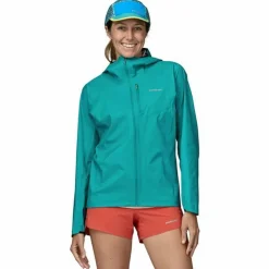 Patagonia Storm Racer softshell jas dames subtidal blue