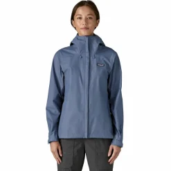 Patagonia Torrentshell 3L Rain outdoor jack dames current blue