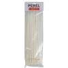 Perel Tie-wrap transparant 400 x 7,6 mm 100 stuks