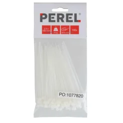 Perel Tie-wrap transparant 100 x 2,5 mm 100 stuks