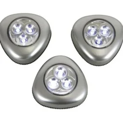 Perel Zelfklevende LED lampen set van 3 stuks