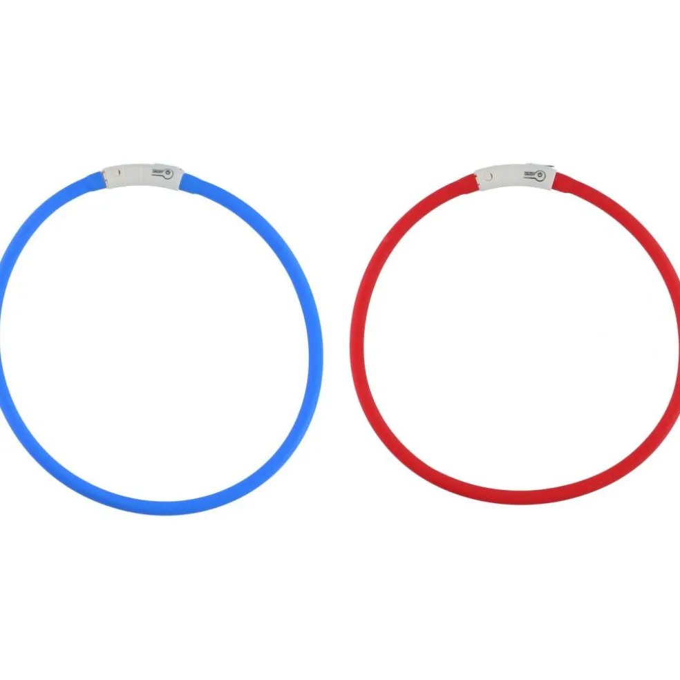 Pet Comfort LED hondenhalsband 2 kleuren assorti