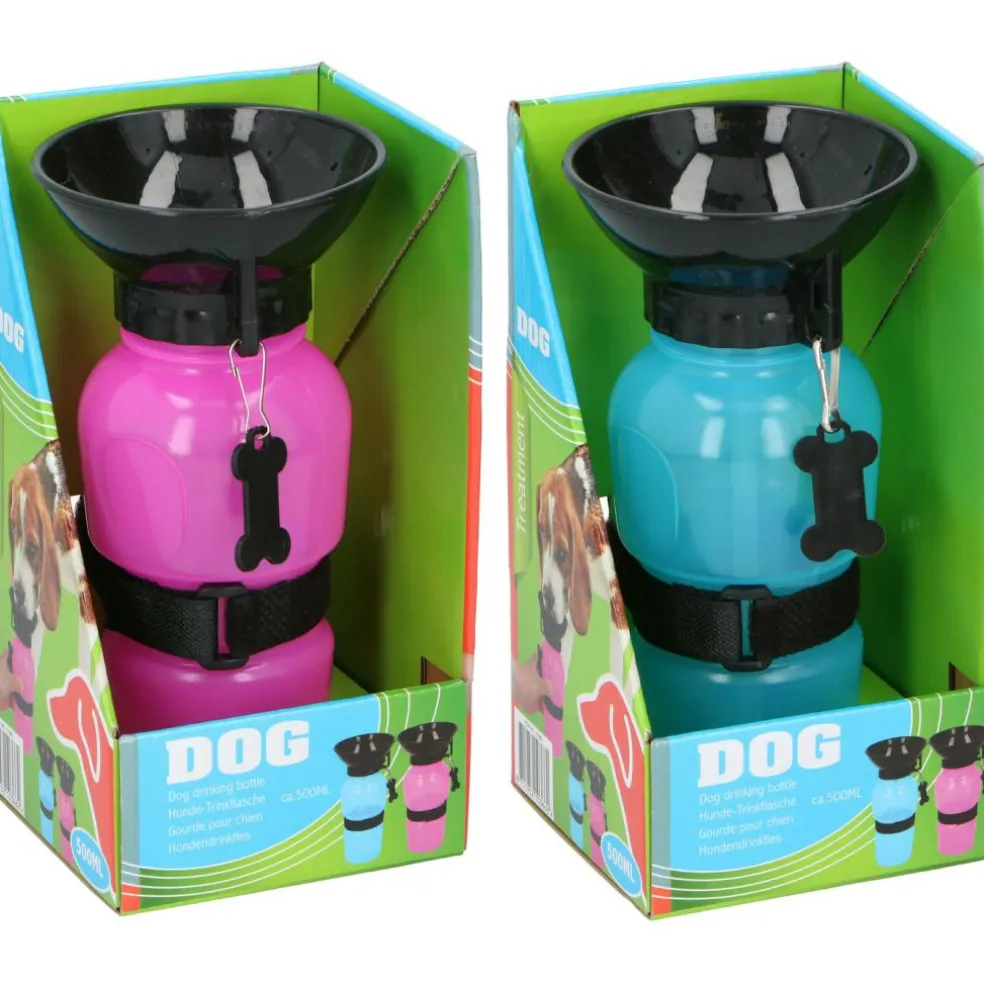 Pet Treatment Hondendrinkfles 500 ml assorti