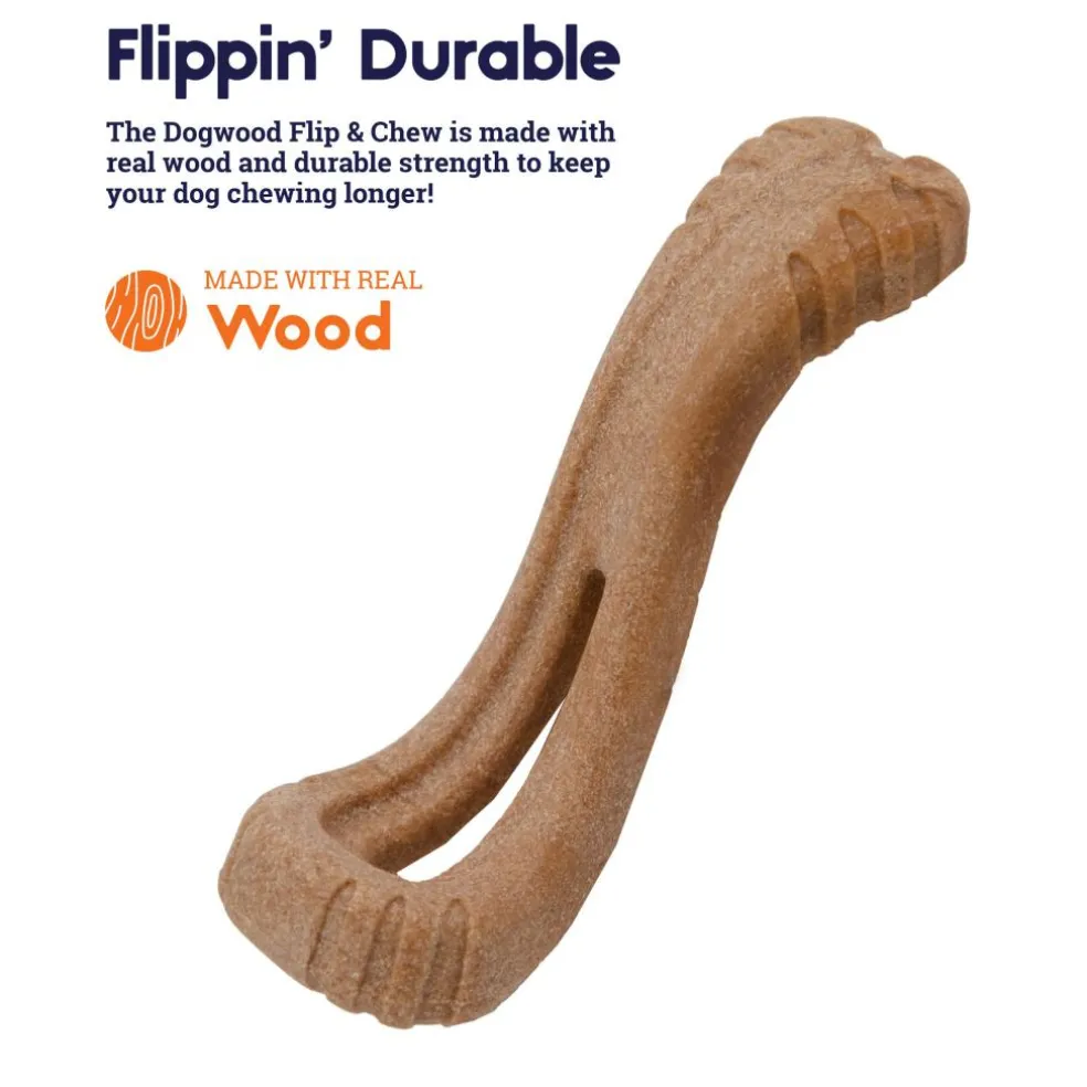 Petstages Dogwood Flip & Chew hondenspeelgoed M