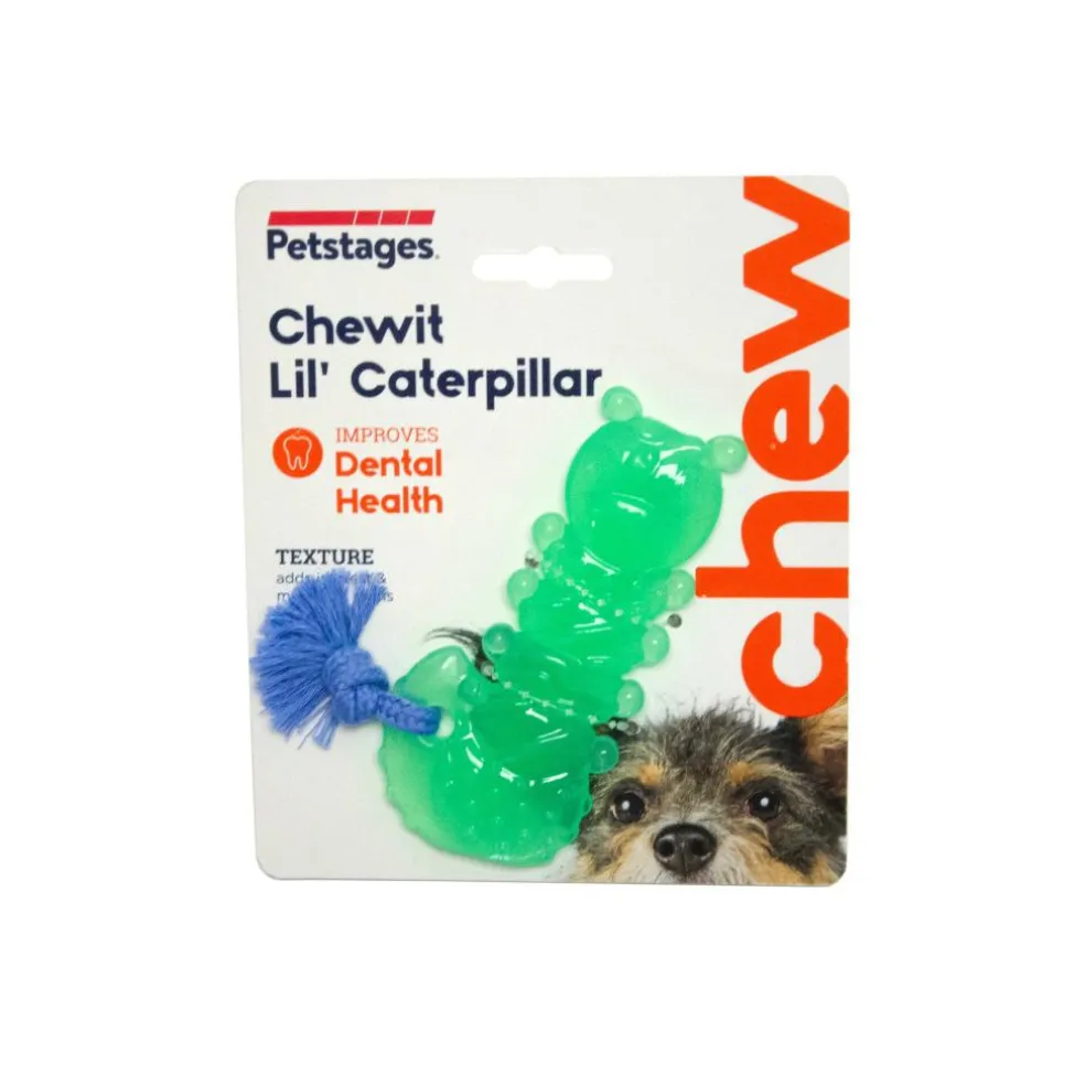 Petstages Orka Chewit Lil' Caterpillar hondenspeelgoed