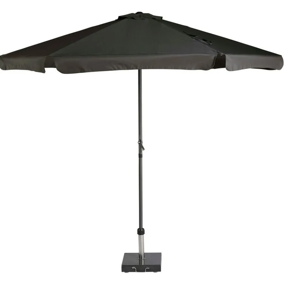 Platinum Antigua Volant parasol 300 zwart