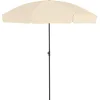 Platinum Aruba parasol 200 volant ecru