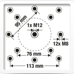 Platinum ingraaf parasolvoet
